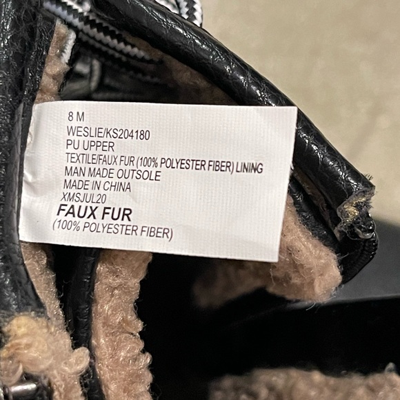 Kensie Boots Weslie Black Lace Up Combat Booties - Picture 11 of 13